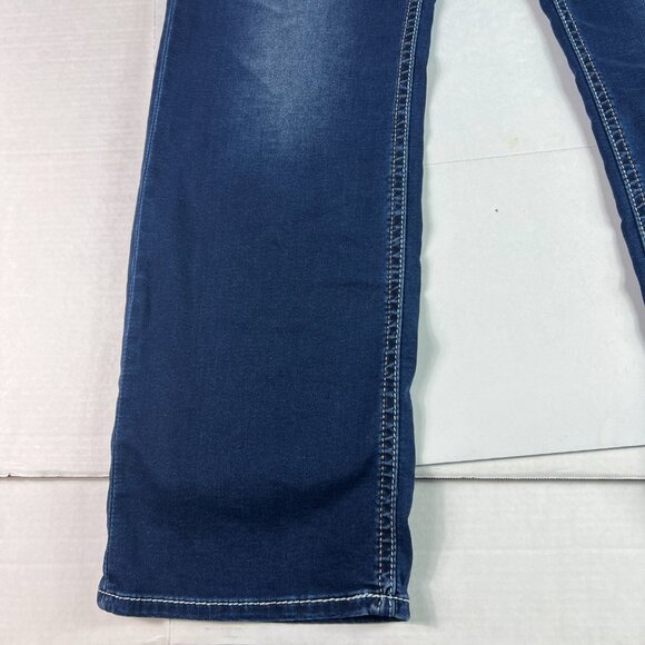 Grace In LA Jeans Women Plus 42x31* P Straight High Rise Blue Faded Denim Tag 22 - Picture 6 of 16